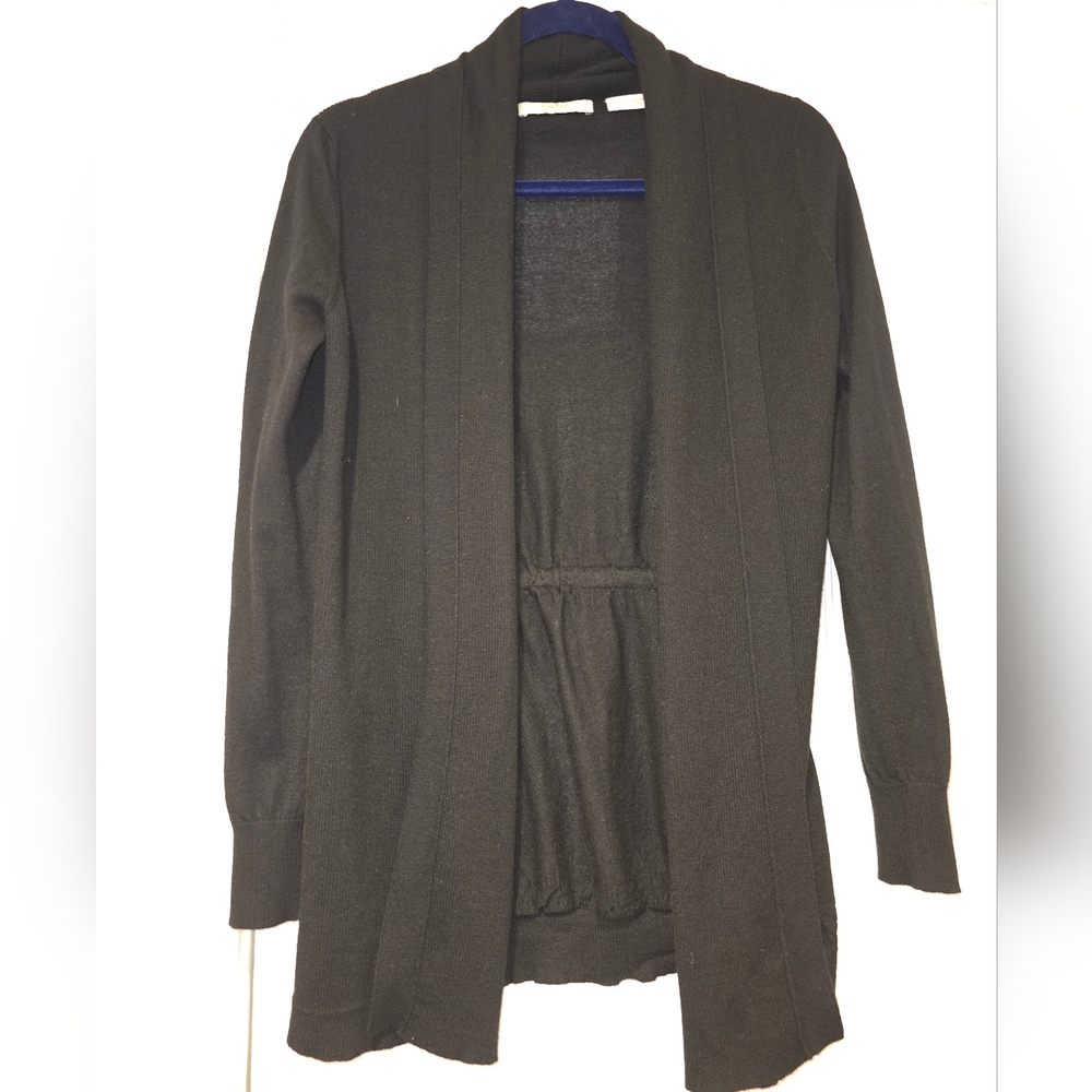 Neiman Marcus The Cashmere Collection Women's Black Open Front Cardigan Size XS